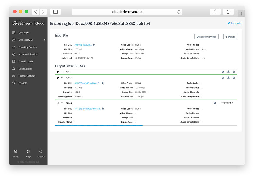 encoding in the cloud